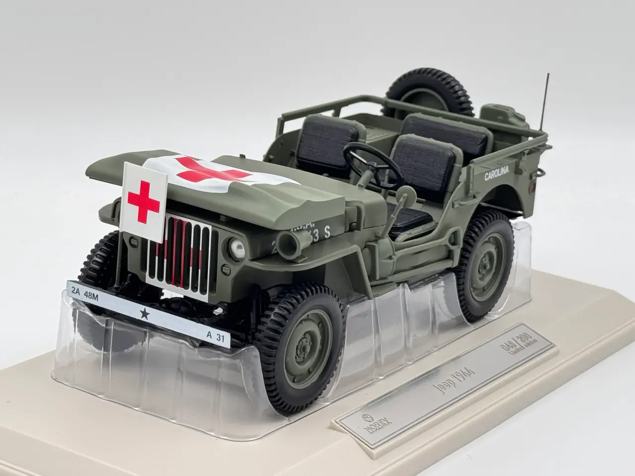 Billede 2 - 1944 Jeep US Army "US Army Ambulance" D-Day 1:18