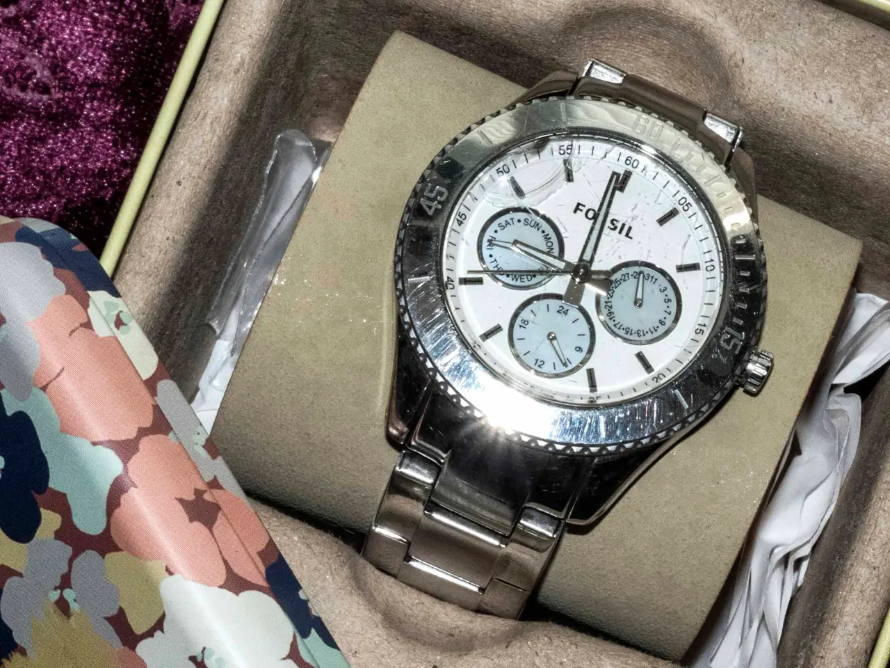 Billede 2 - Ur - Fossil ES3052 armbåndsur med ekstre led.