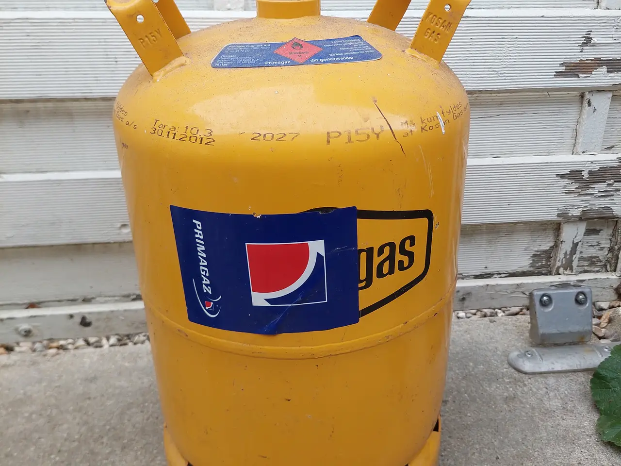 Billede 1 - Gasflaske 11 kg gul