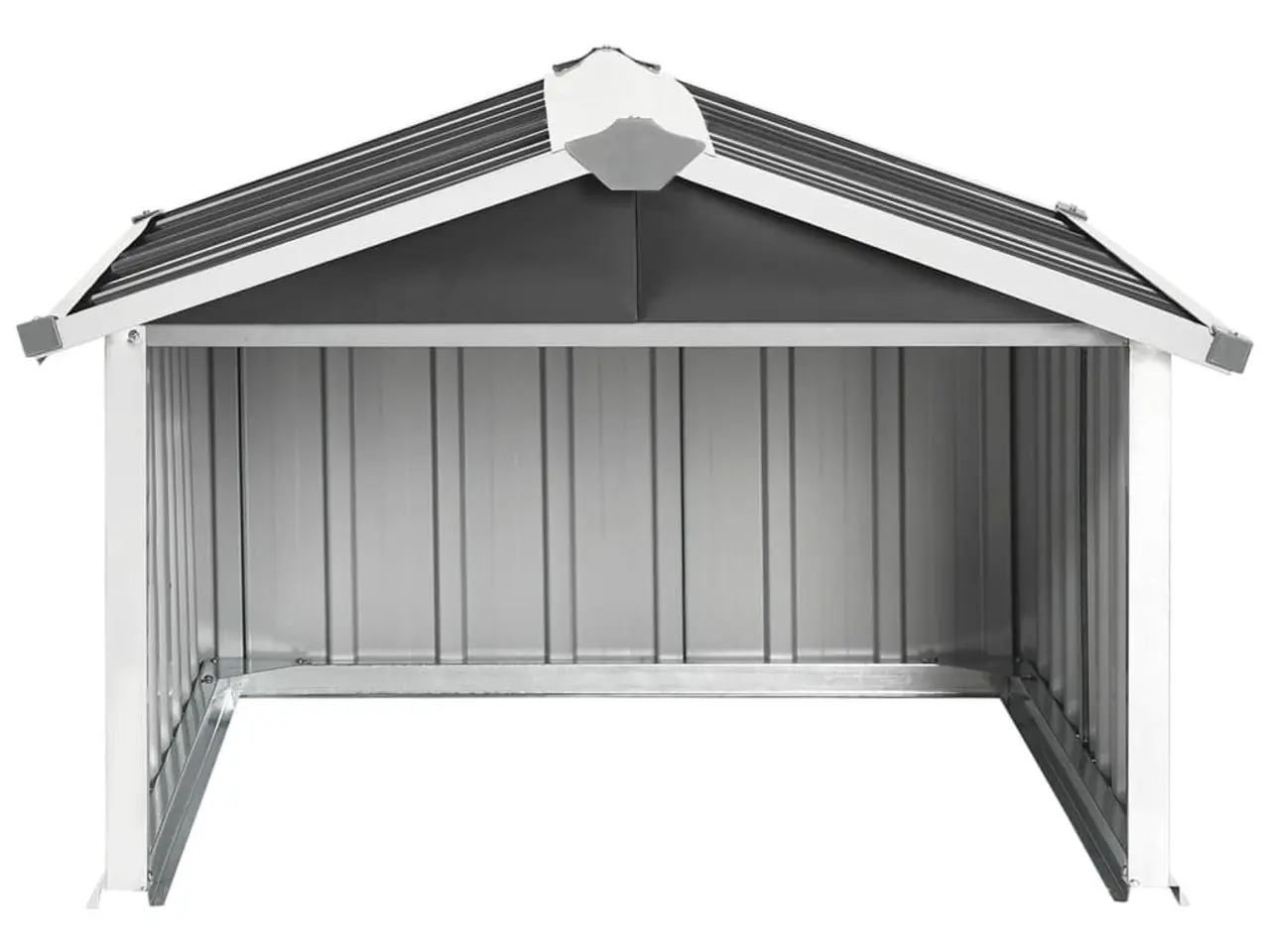 Billede 4 - Skur til robotplæneklipper 92×97×63 cm - galvaniseret stål, antracitgrå