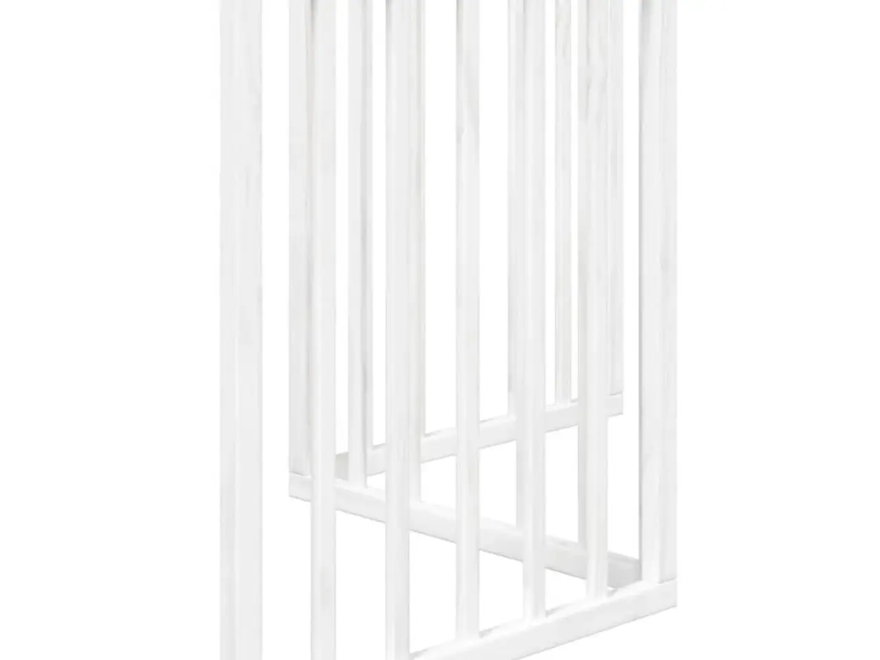 Billede 5 - Hundelåge 3 paneler 150 cm foldbar i poppeltræ - hvid