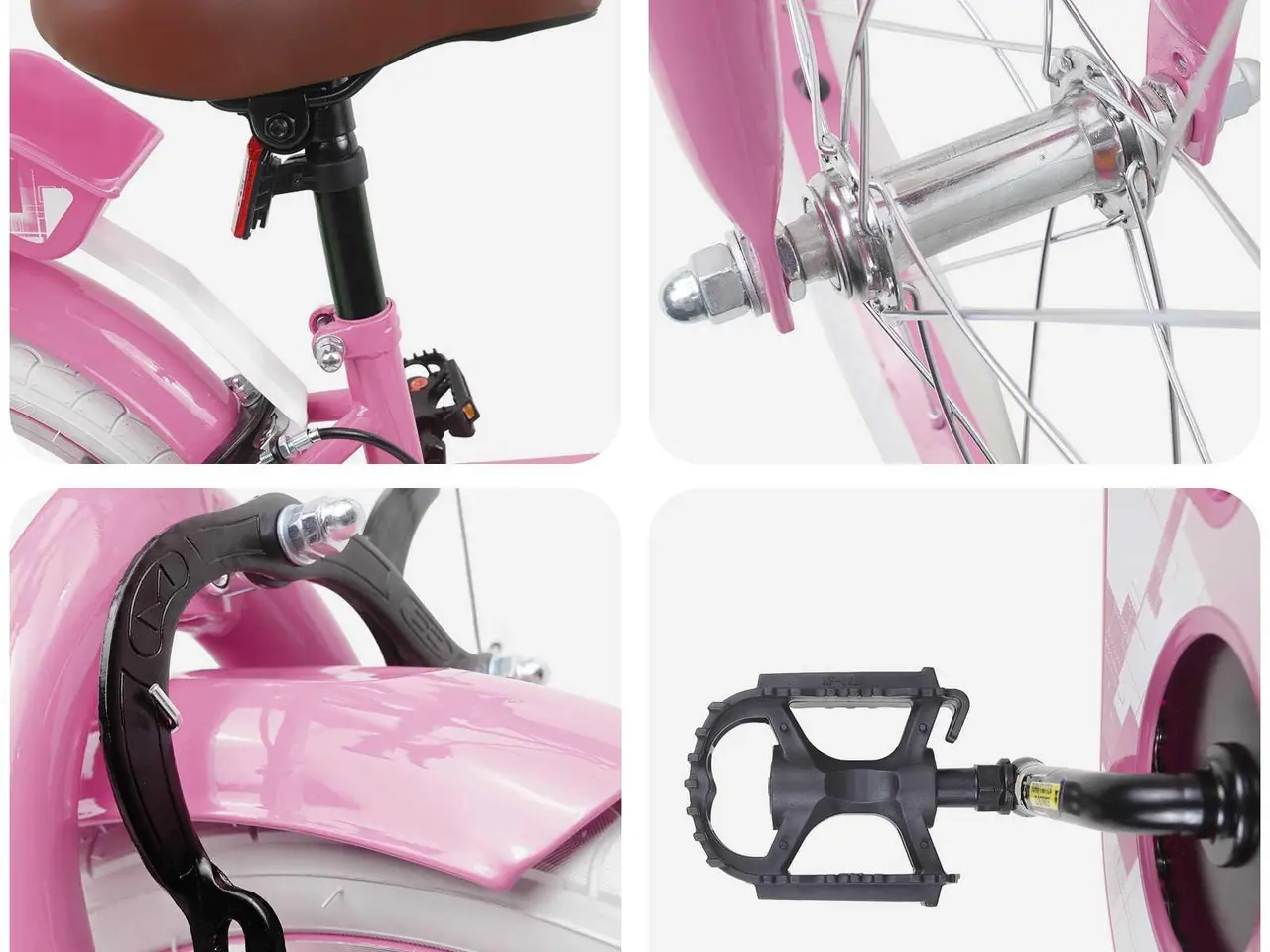 Billede 4 - Børnecykel 18 tommer til 5-7 år gammel Lys pink