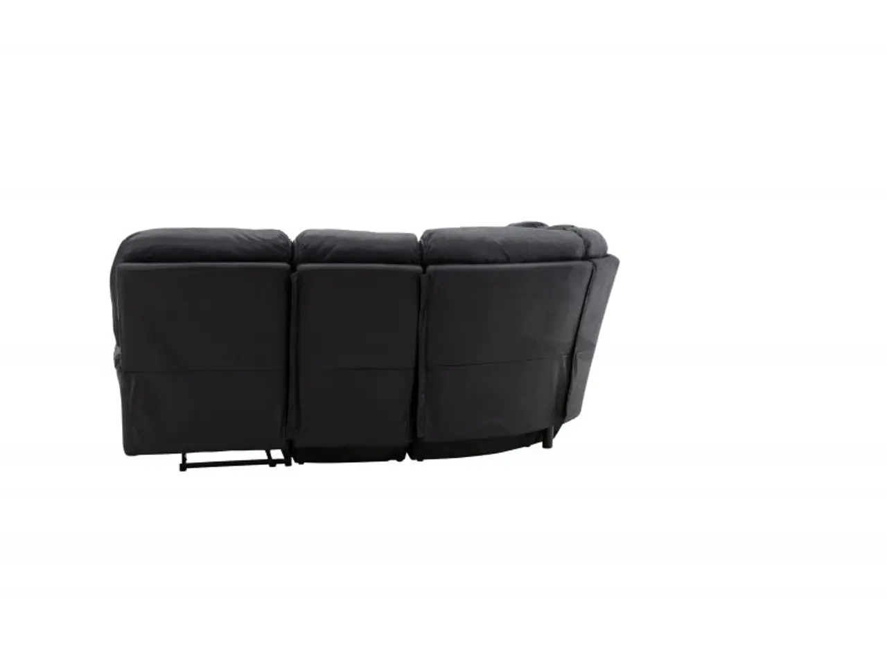 Billede 10 - Christopher Recliner Sofa - Sort Ruskindsblød mikrofiber