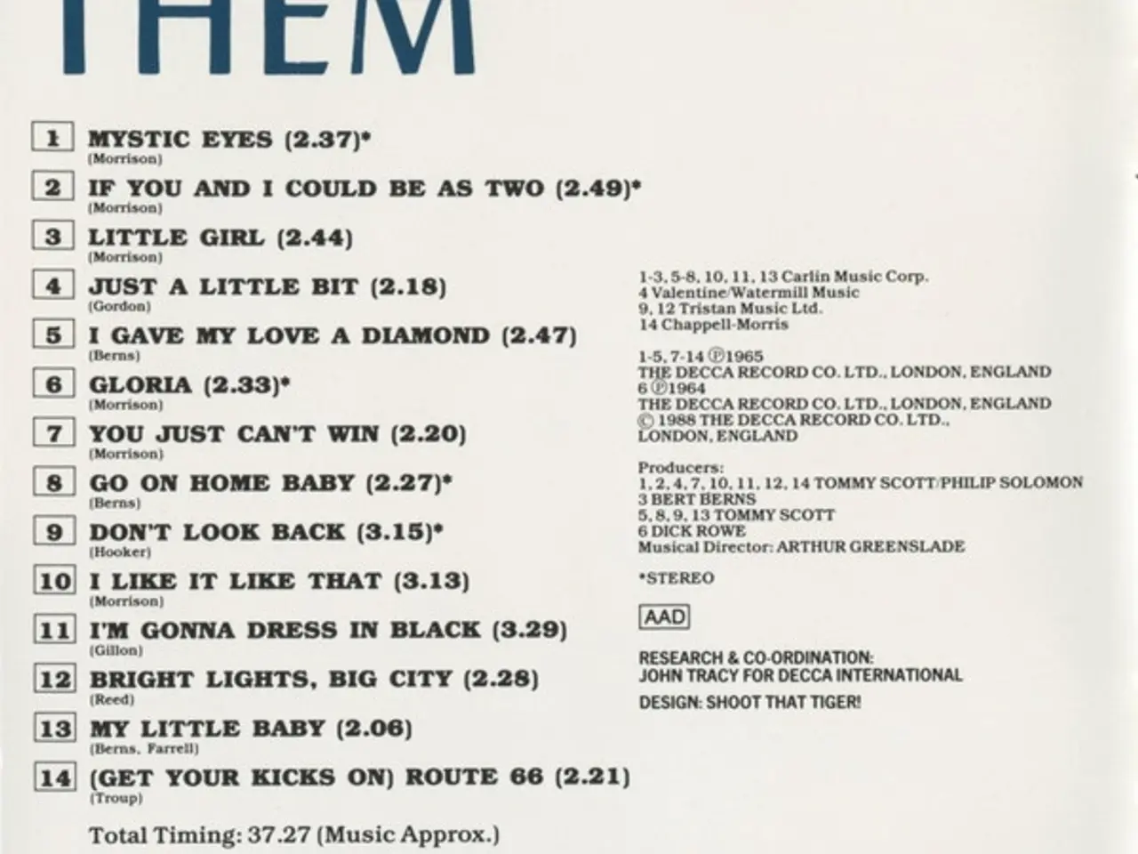 Billede 4 - Them – Them – CD