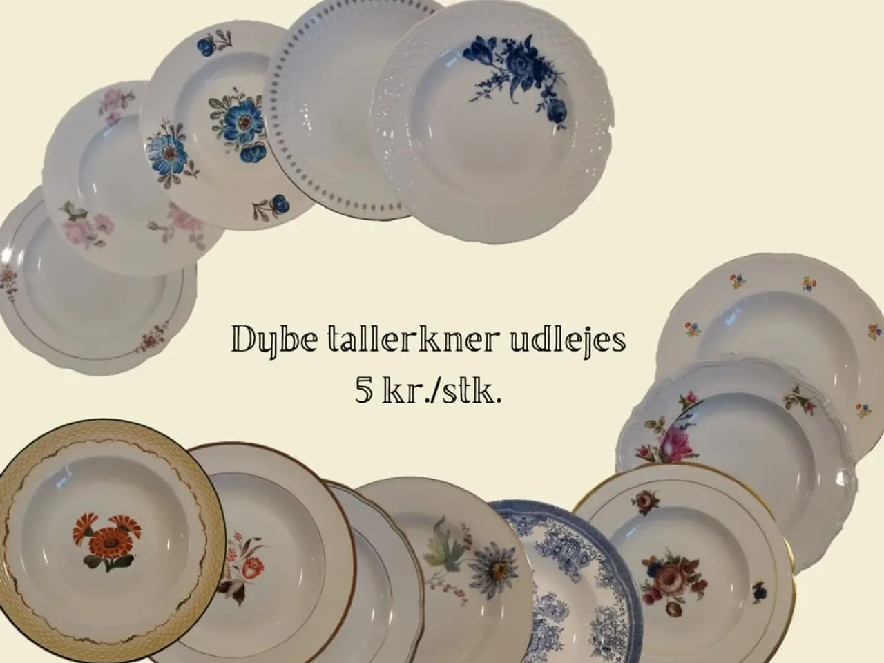 Billede 4 - Guldbestik og porcelæn med charme og stil udlejes