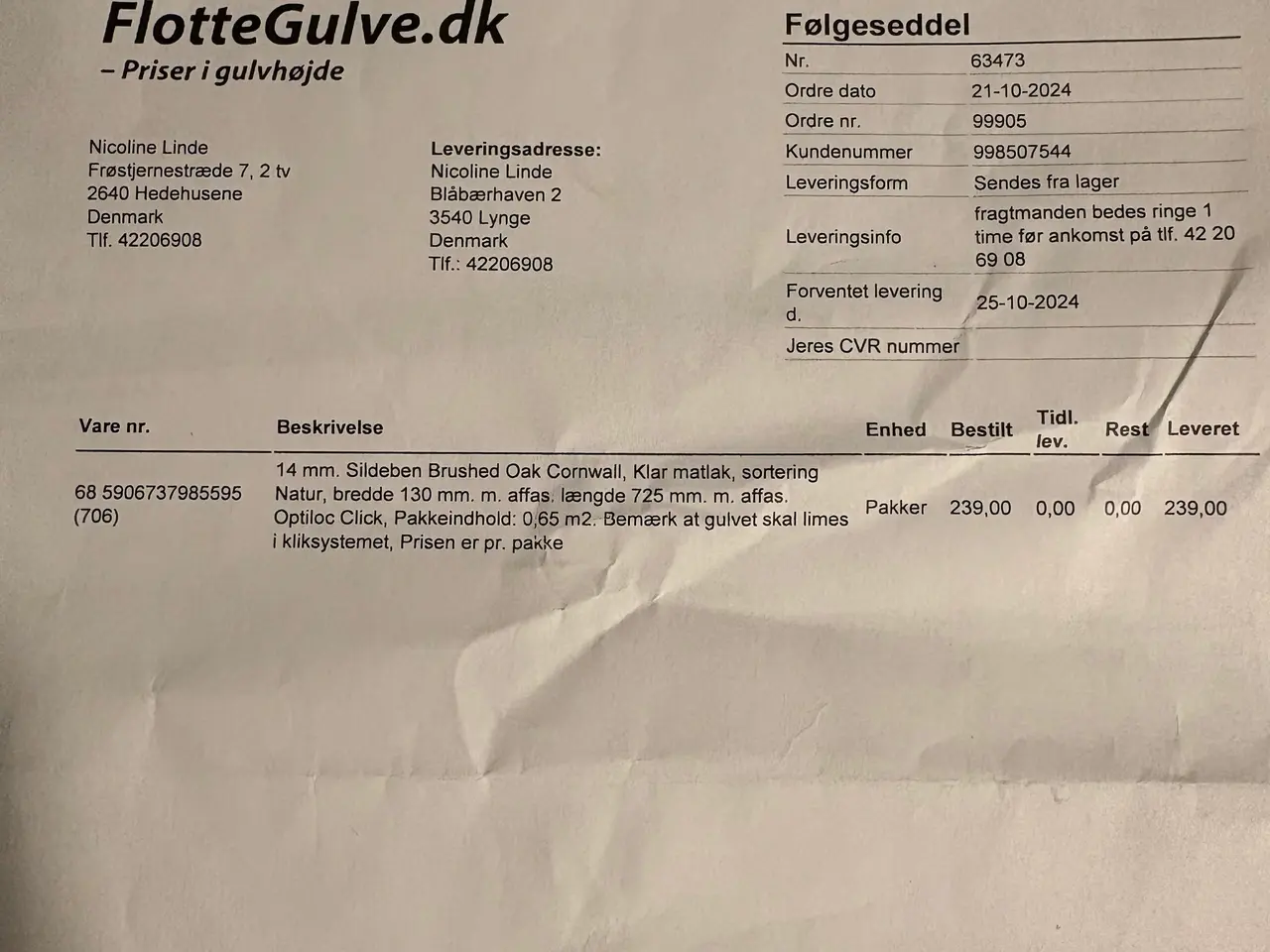 Billede 5 - Sildebens klikgulv
