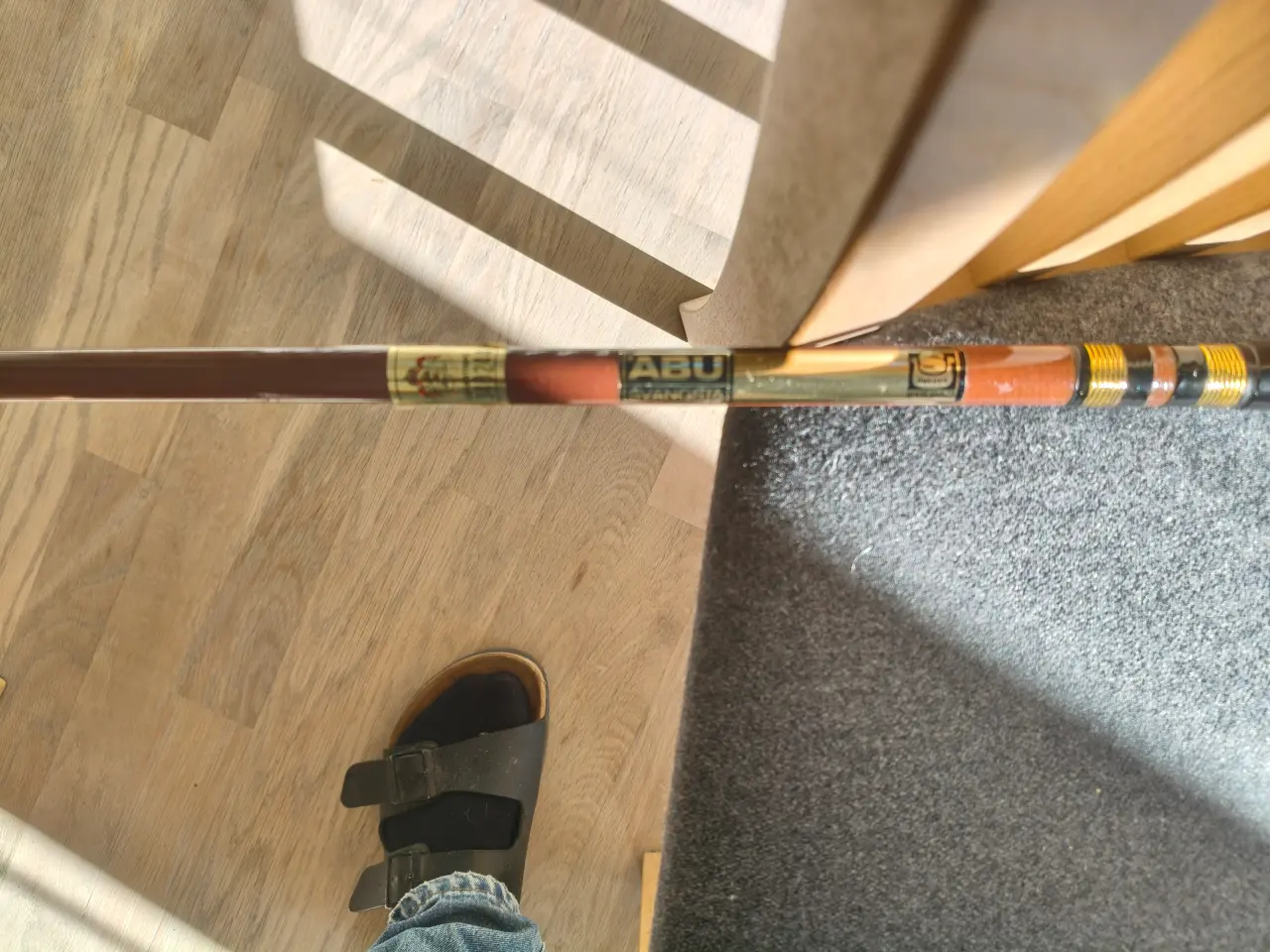 Billede 3 - Vintage 9 fods ABU fiskestang 