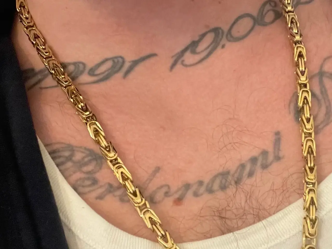 Billede 1 - 6mm 14kt goldfilled kongekæde