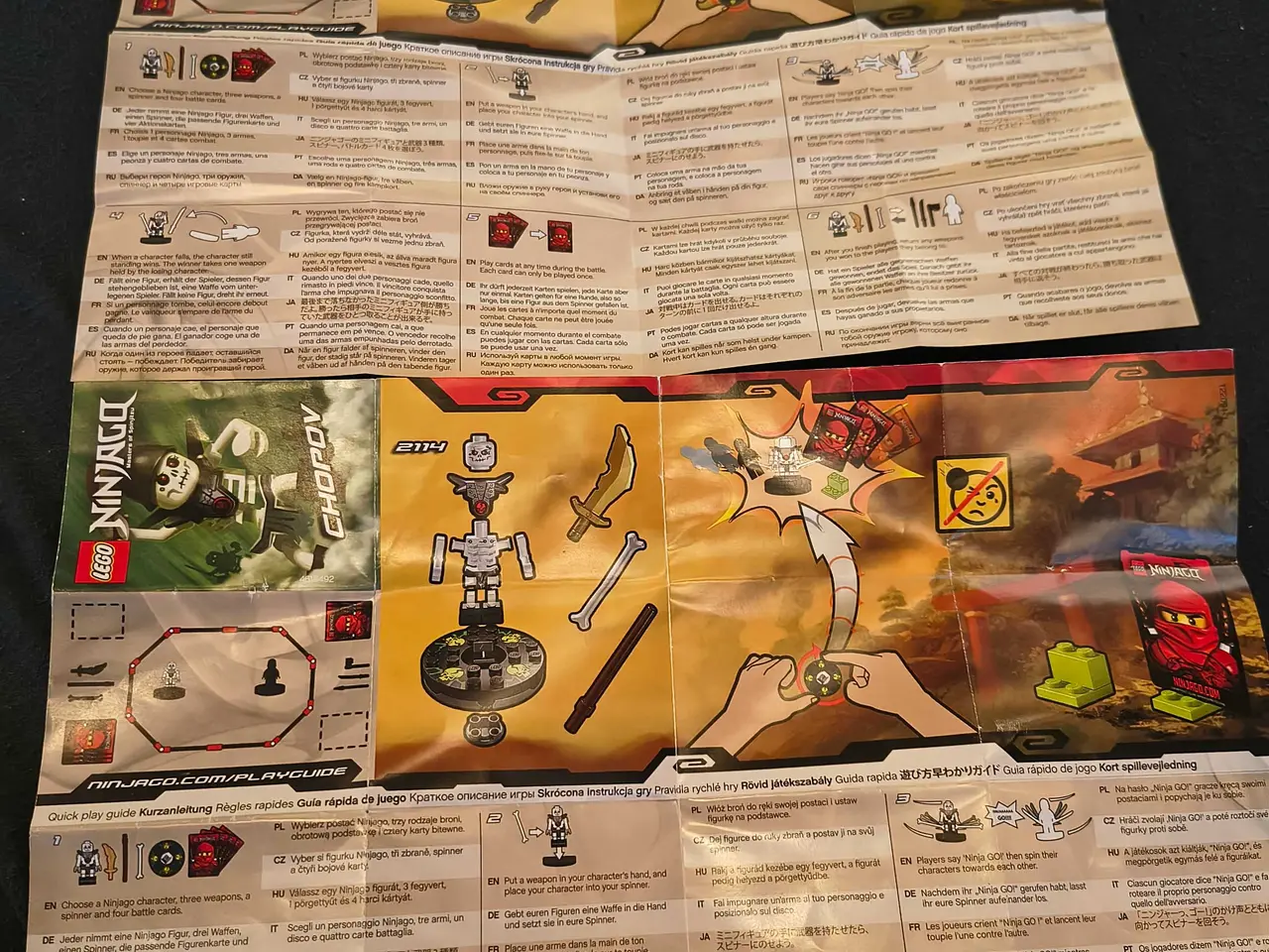 Billede 8 - LEGO Ninjago – 2x Chopov Spinner-sæt (Sæt 2114)