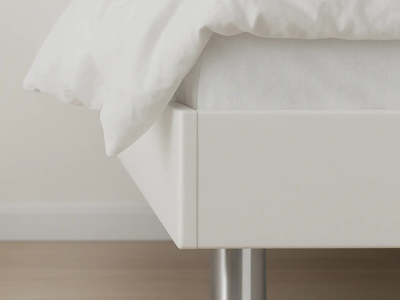 Billede 6 - Boxbed – Sengeben / Sofaben i børstet stål, H 15 c