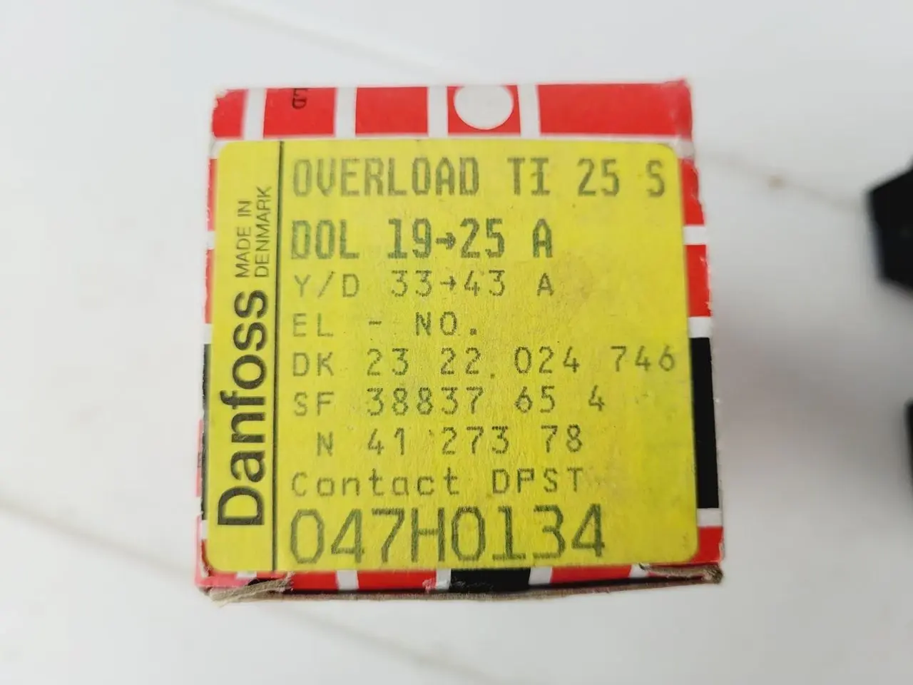 Billede 2 - Danfoss TI25S termisk relæ