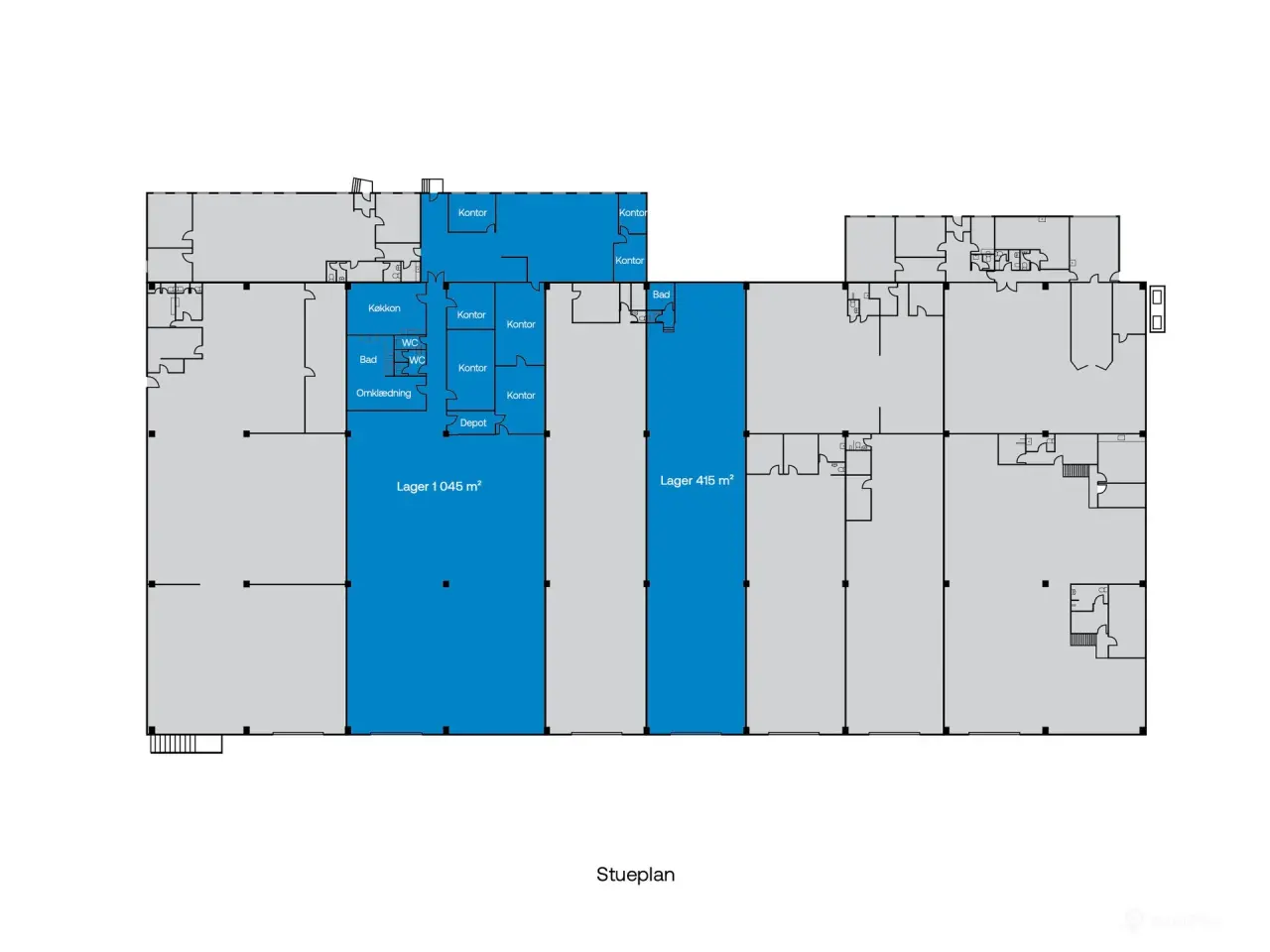 Billede 11 - 415 m² lager med kontor i Taastrup ideelt til logistik / lager og produktion