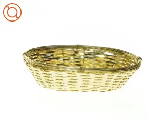 Fil de Fer Gylden flet kurv af metaltråd (str. 24 x 18 x 6 cm)