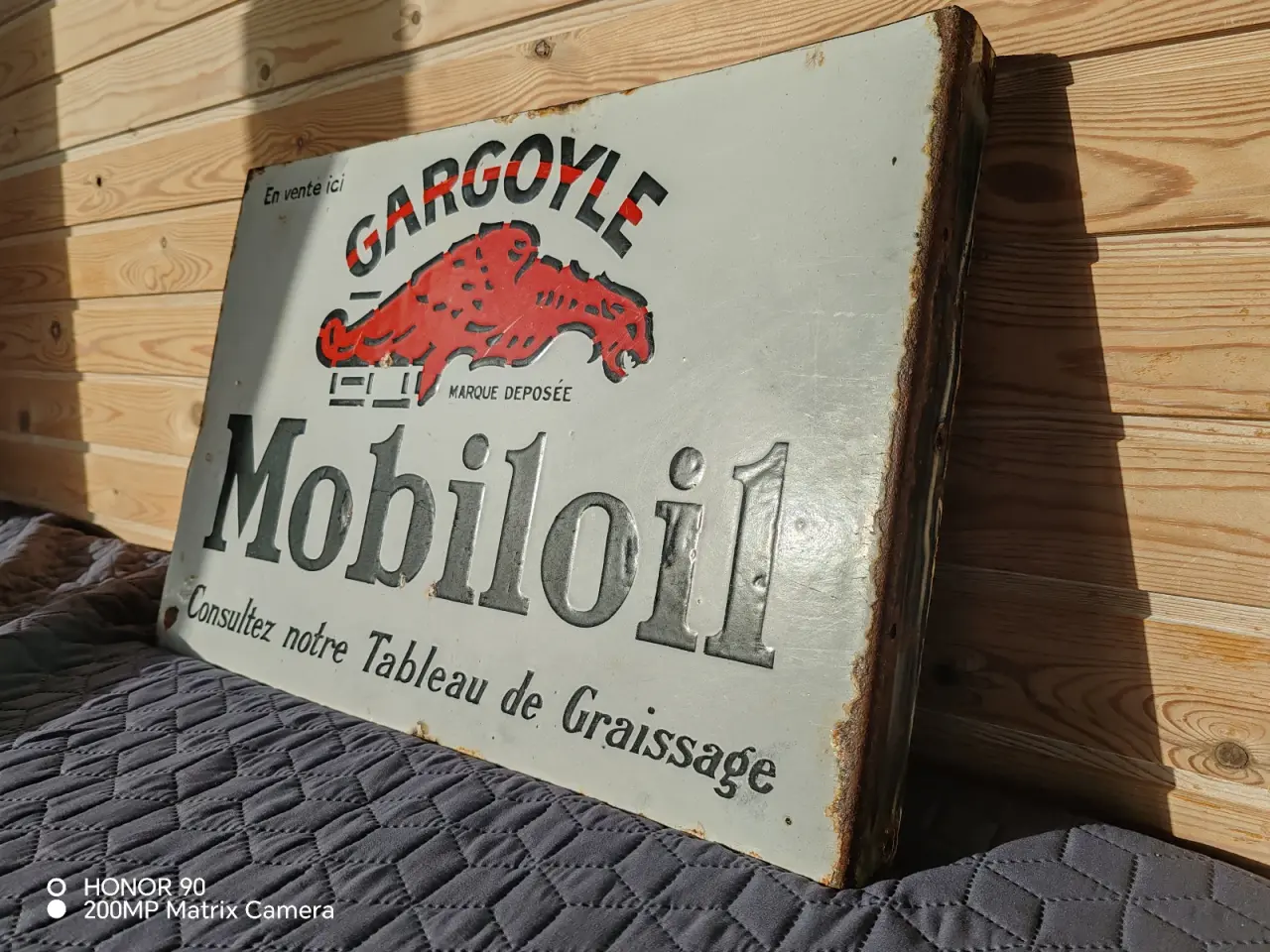 Billede 8 - Emaljeskilt mobiloil (evt bytte)