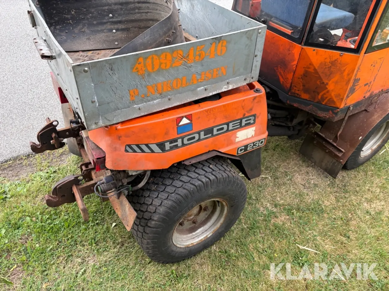 Billede 6 - Redskabsbærer Holder C230 4wd med redskaber