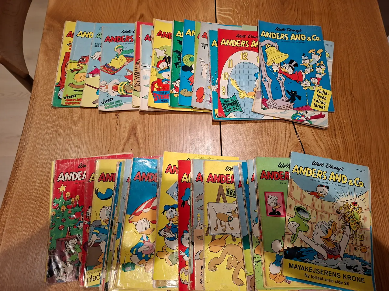 Billede 4 - Anders And blade 1967, komplet, pånær nr. 47