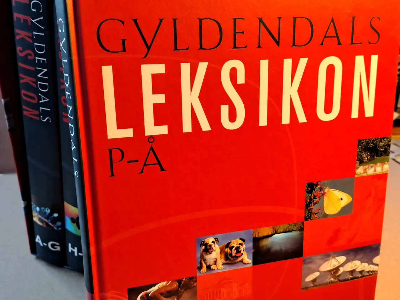 Billede 1 - Gyldendals l3ksikon, 3 bind i box