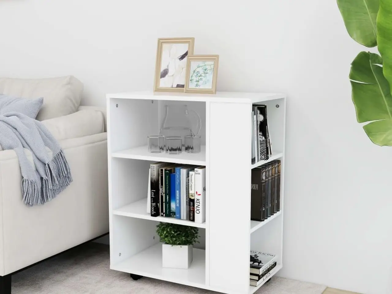Billede 4 - Rulleskab 60 x 35 x 75 cm - hvid
