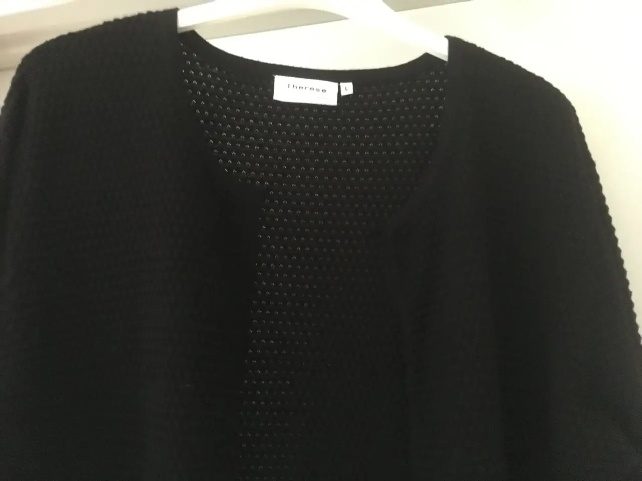 Billede 2 - Sort lang cardigan.