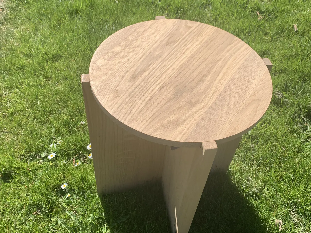 Billede 3 - Kristina Dam Studio Stool, Light Lacquered Oak.