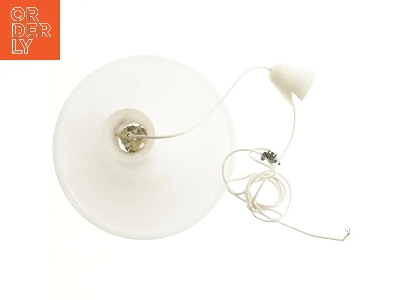 Billede 3 - Hvid pendellampe (str. Ø 41,5 cm)