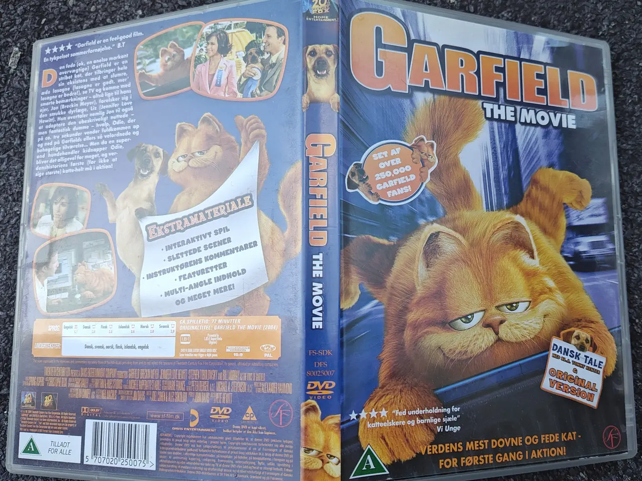 Billede 1 - Garfield The Movie DVD - Snakker også dansk