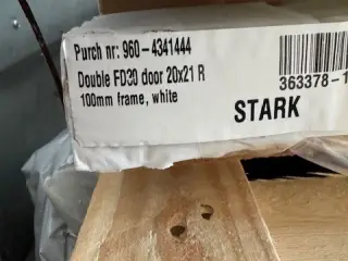 Dobbel Brand dør