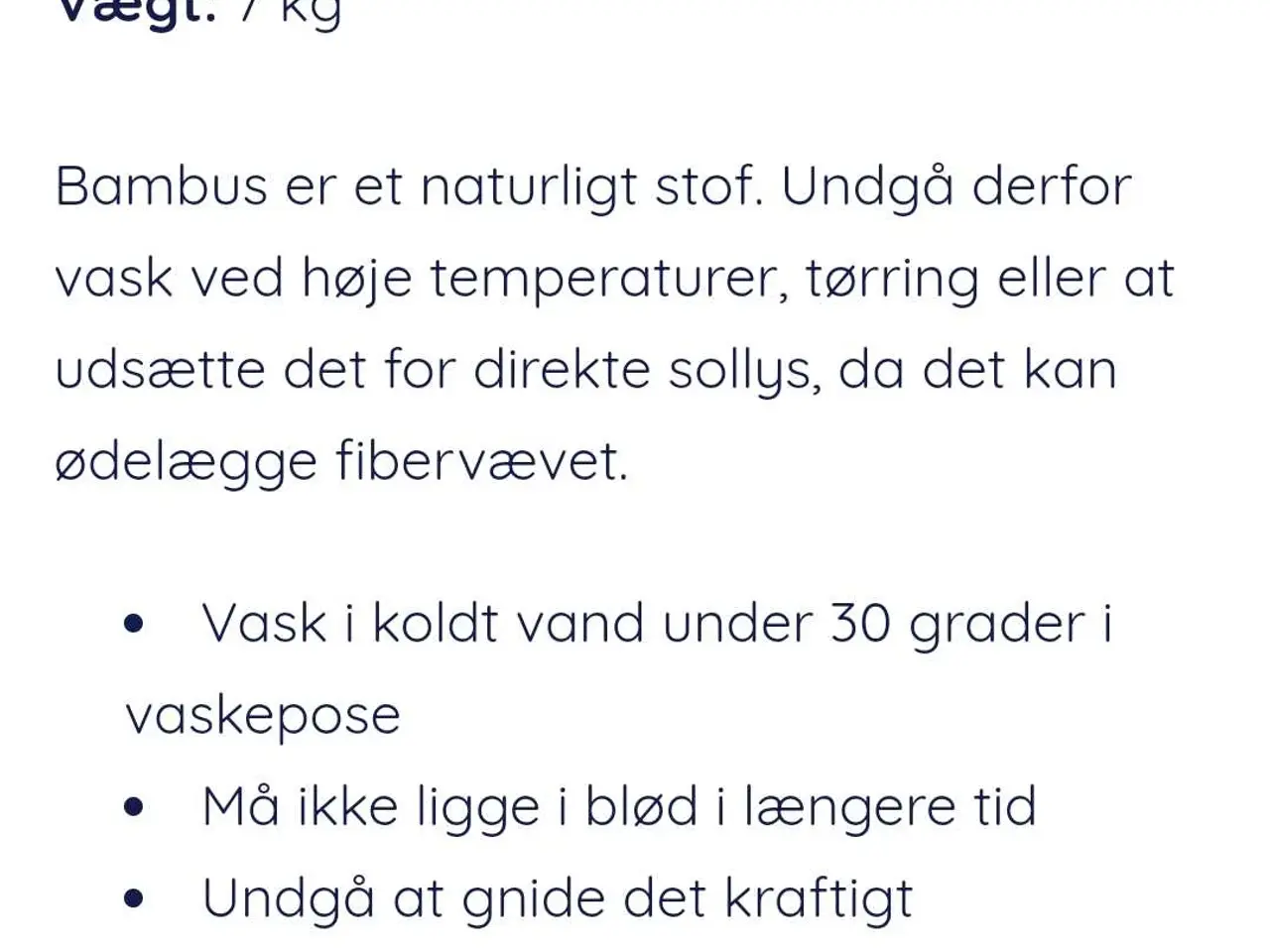 Billede 2 - Tyngdetæppe, 7kg, 180x100, grå