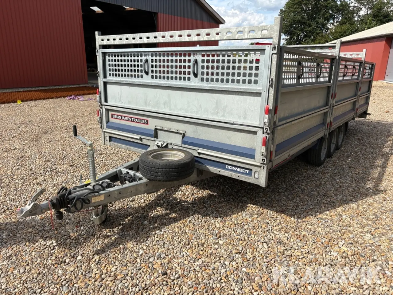 Billede 1 - Trailer Brian James Cargo Connect - med aluramper og høje sider