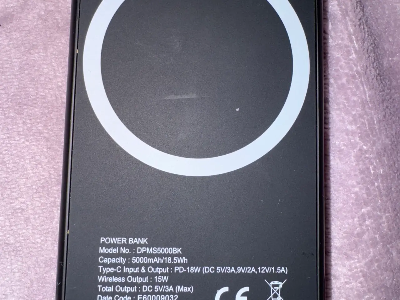 Billede 2 - Dacota Platinum Magnetic 5000 mAh powerbank,