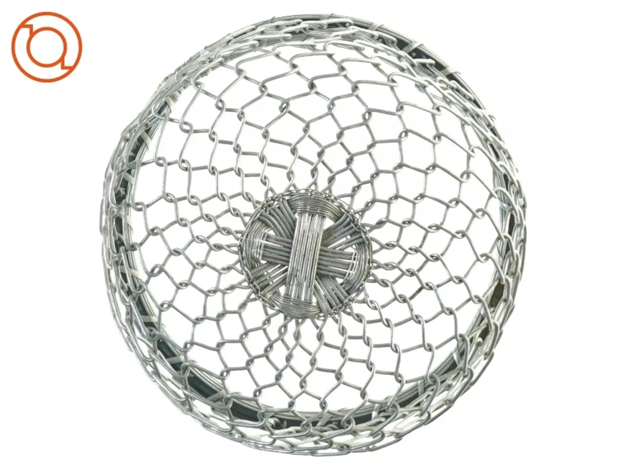 Billede 4 - Fil de fer Metal Flet Kurv (str. 20 x 10 cm)