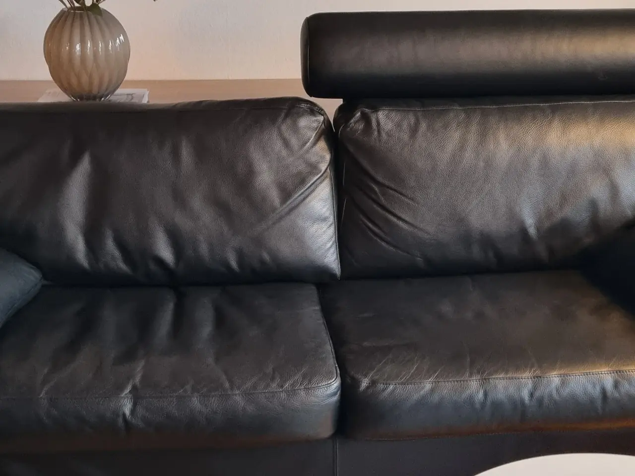 Billede 2 - Lædersofa 2 1/2 pers.