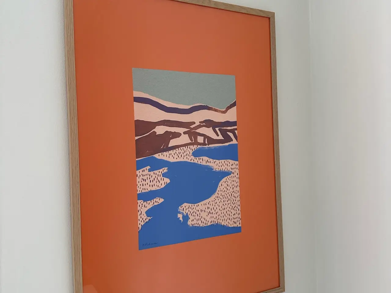 Billede 2 - Plakat “ Orange Landscape” By Magdalena Pankiewicz