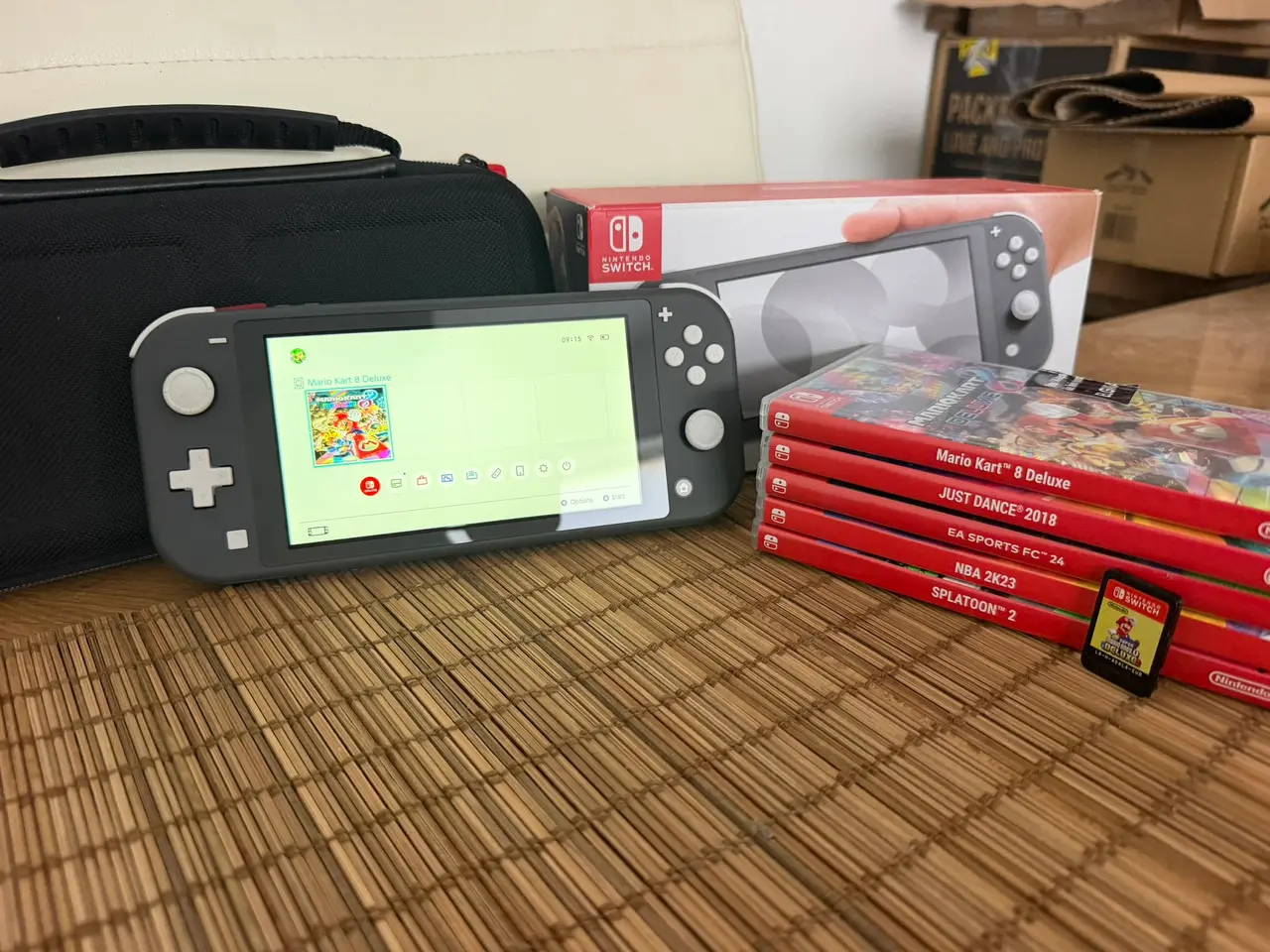 Billede 8 - Nintendo Switch Lite i grå + 6 spil og etui