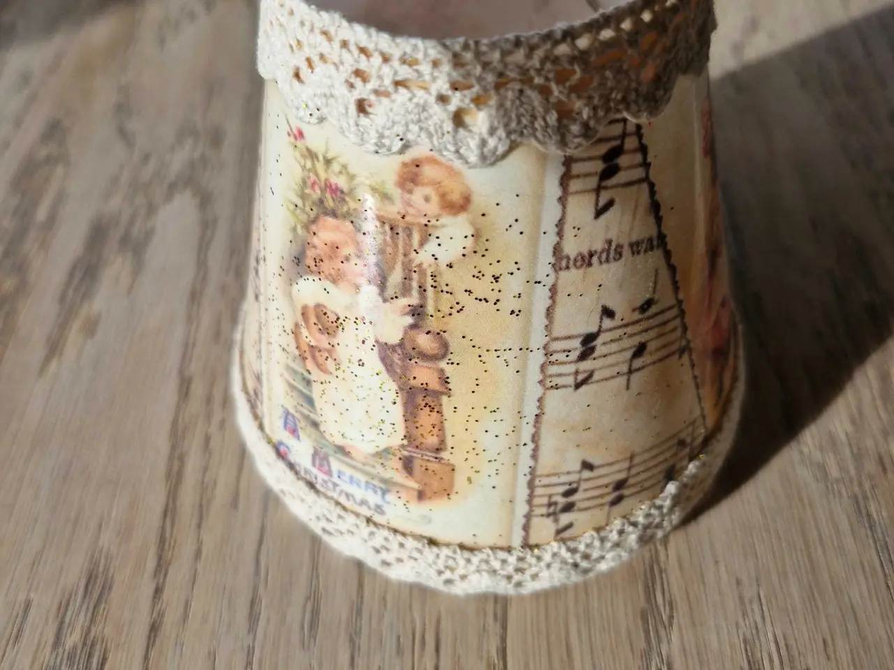 Billede 4 - Vintage Lampe skærm Handmade