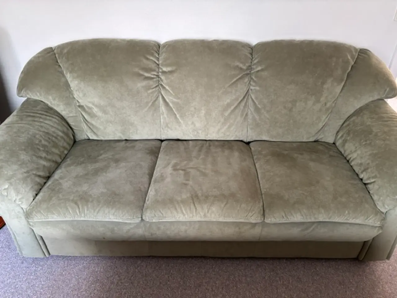 Billede 1 - 3-personers sofa med alcantara stof
