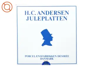HC Andersen juleplatte fra Porcelænsfabrikken Desirée (str. 19 cm)