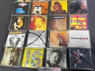Dansk musik på cd’er.