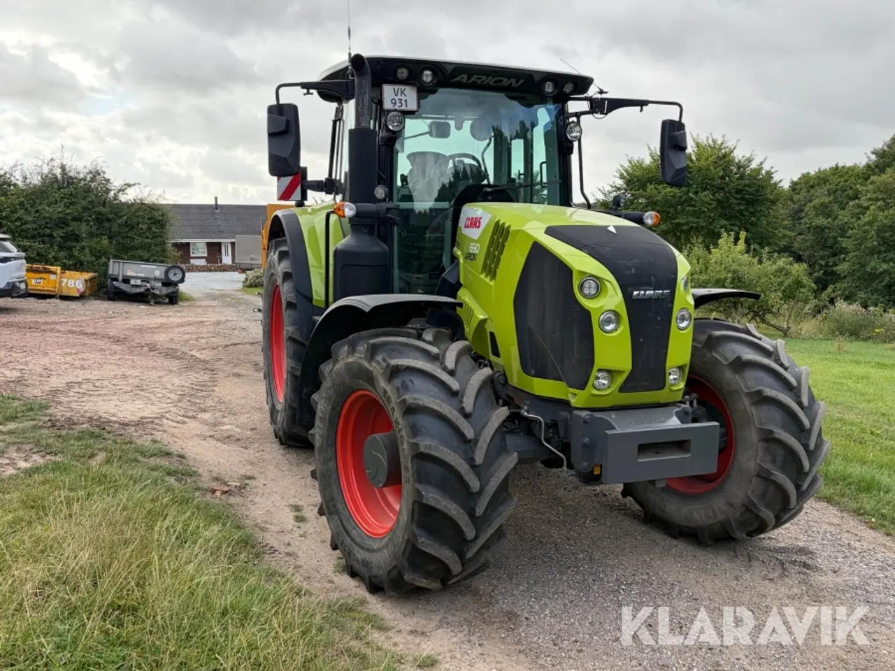 Billede 5 - Traktor Claas 650 Arion - med kroghejsevogn