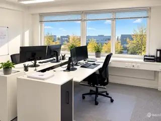 Pænt kontorlejemål på 1. sal