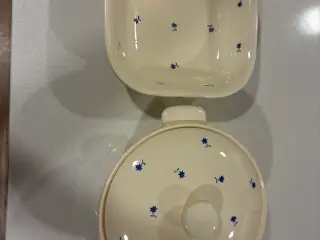 Tysk Vintage, kartoffelfad med låg og fad