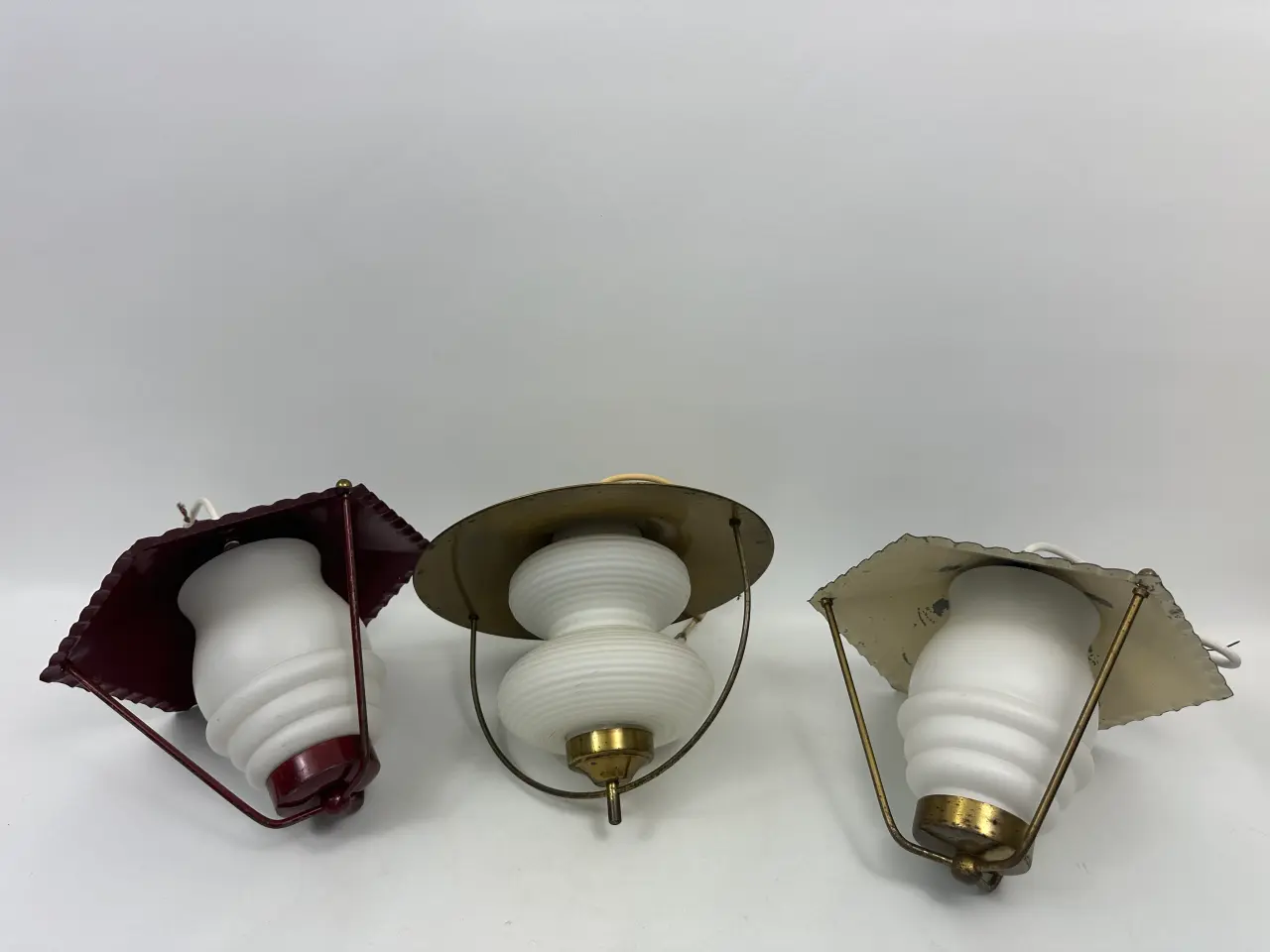 Billede 2 - Vintage opalglas pendler 