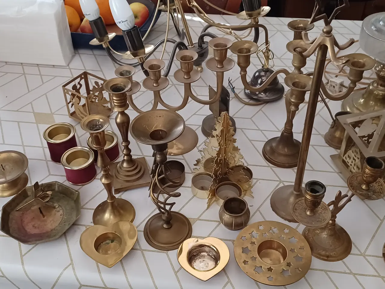 Billede 1 - Større samling messing 58 dele