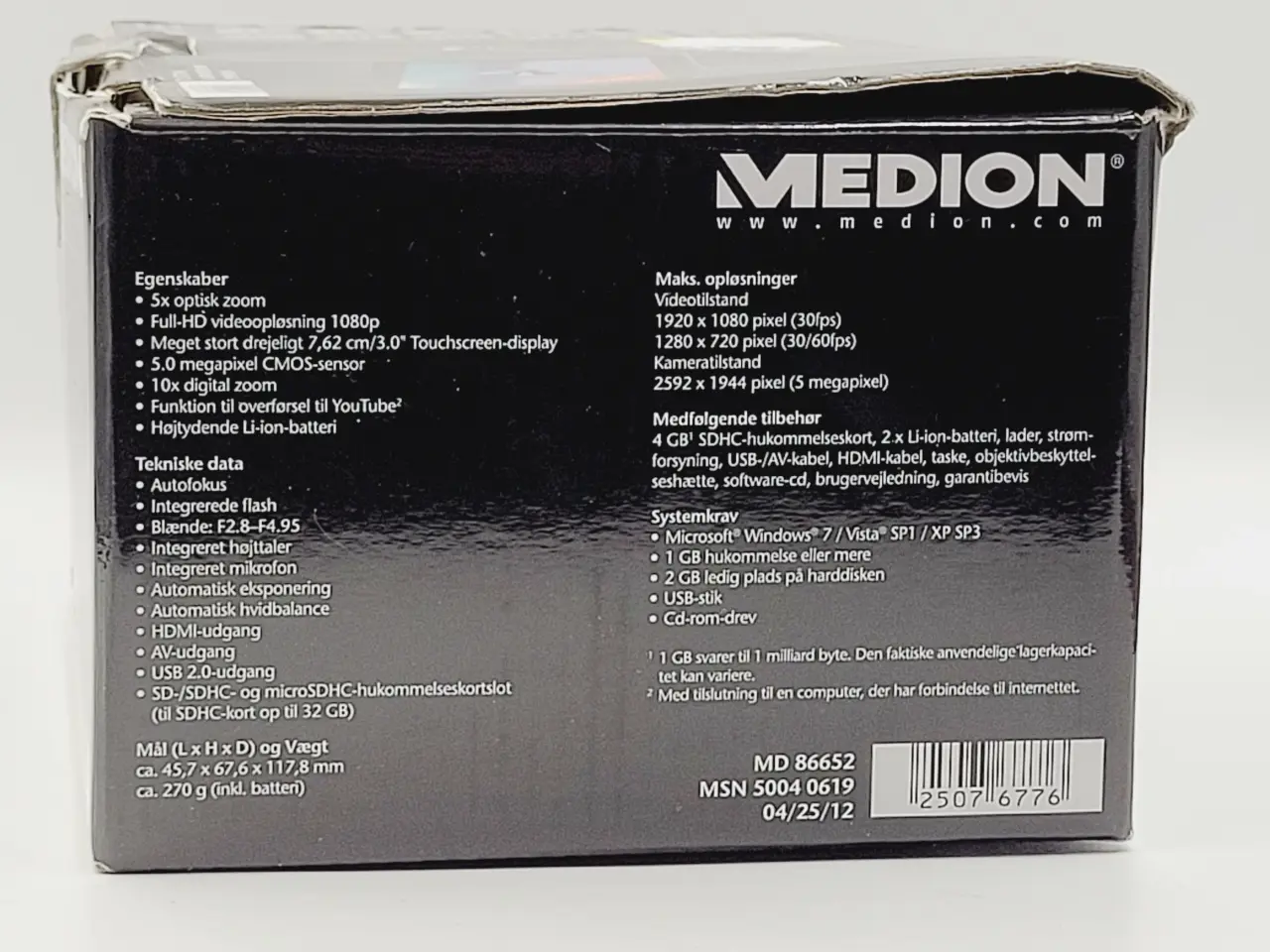 Billede 11 - ⭐️· 📹 Medion Full HD Video Kamera (MD 86652) med 
