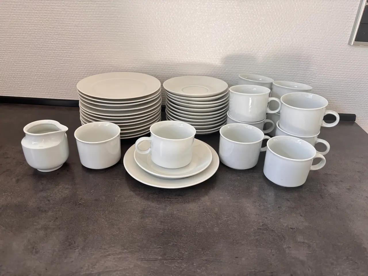 Billede 1 - Studio hvid kaffestel