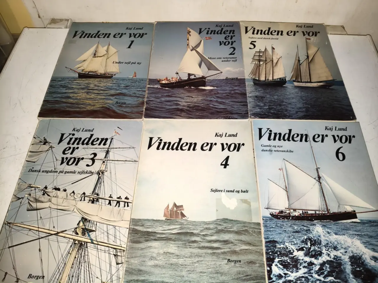 Billede 1 - komplet serie af vinden er vor af kaj lund 