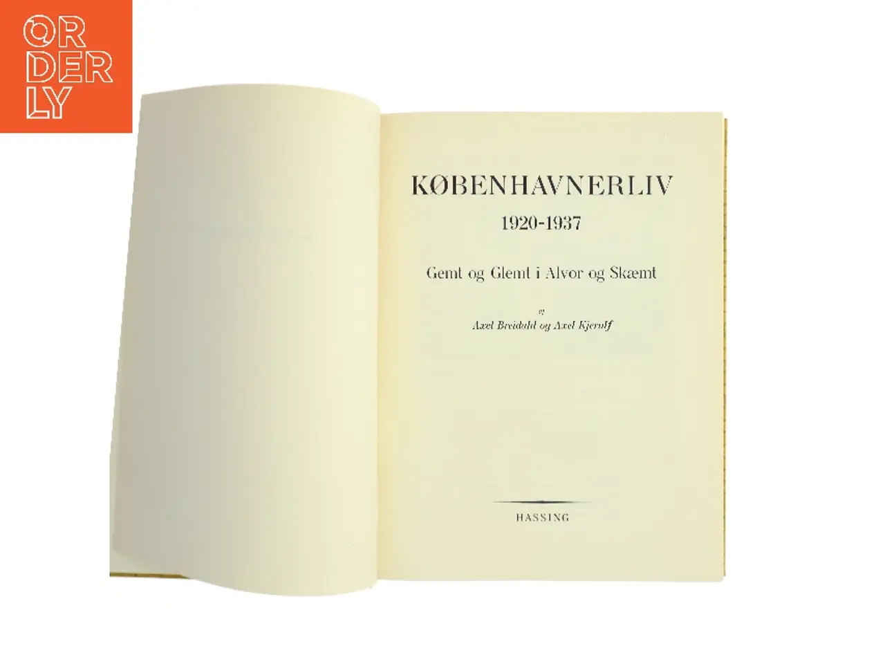 Billede 1 - Københavnerliv 1920-1937: Gemt og Glemt i Alvor og Skæmt (Bog)
