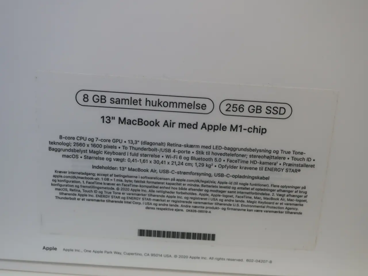 Billede 8 - Laptop APPLE MacBook Air 13"