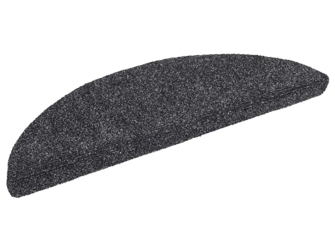 Billede 3 - Trappemåtter selvklæbende - 15 stk. halvrunde 56×17×3 cm, mørkegrå