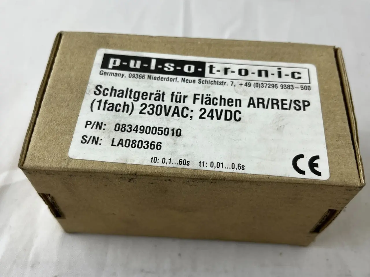 Billede 4 - Pulsotronic 08349005010 Flat Sensor Control Unit